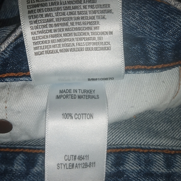 AGOLDE Micah Boyfriend Cut Off Short Size 23 - Picture 4 of 4